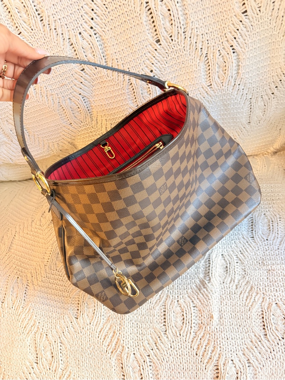 Louis Vuitton Damier Ebene Delightful Bag